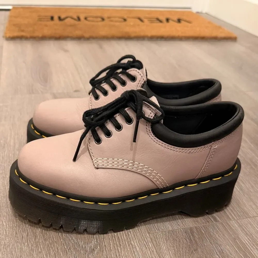 Dr. Martens 8053 Quad Platform Leather Shoes